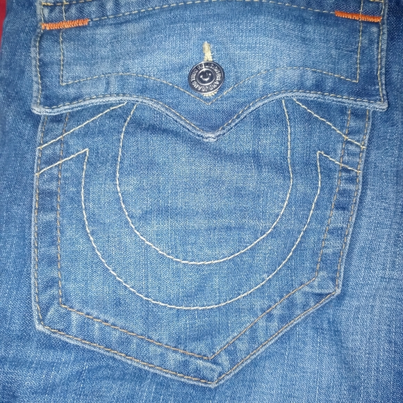 True Religion Mens Ricky Straight Jeans - Picture 6 of 7